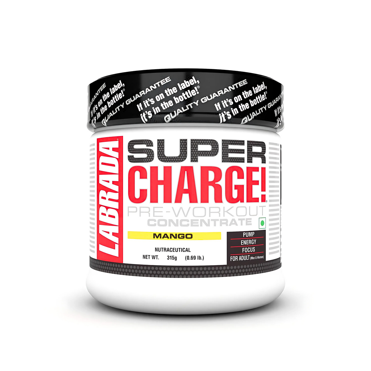 LABRADA SUPER CHARGE PRE-WORKOUT CONCENTRATE