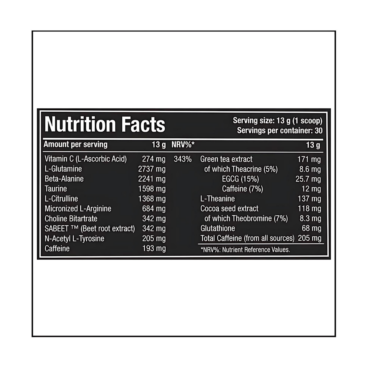 ONE SCIENCE NUTRITION GHOST (30 SERV)