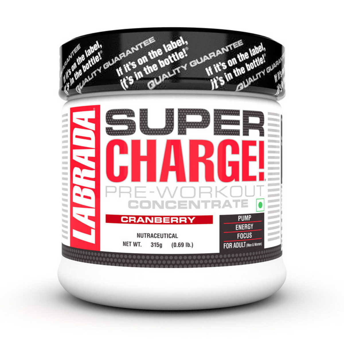 LABRADA SUPER CHARGE PRE-WORKOUT CONCENTRATE
