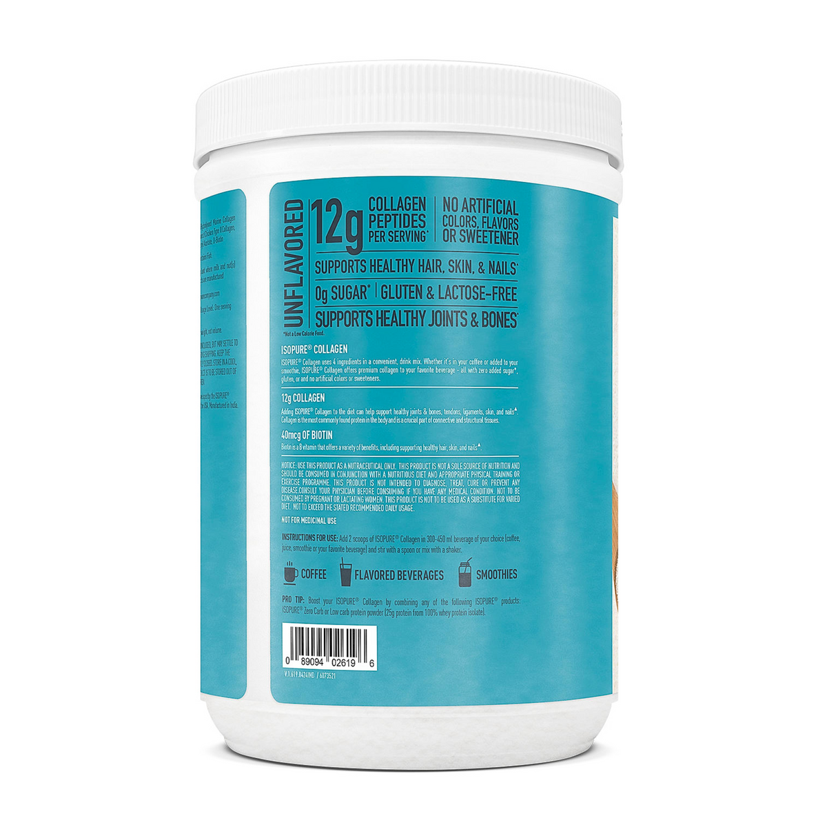 ISOPURE COLLAGEN PEPTIDES (250G)