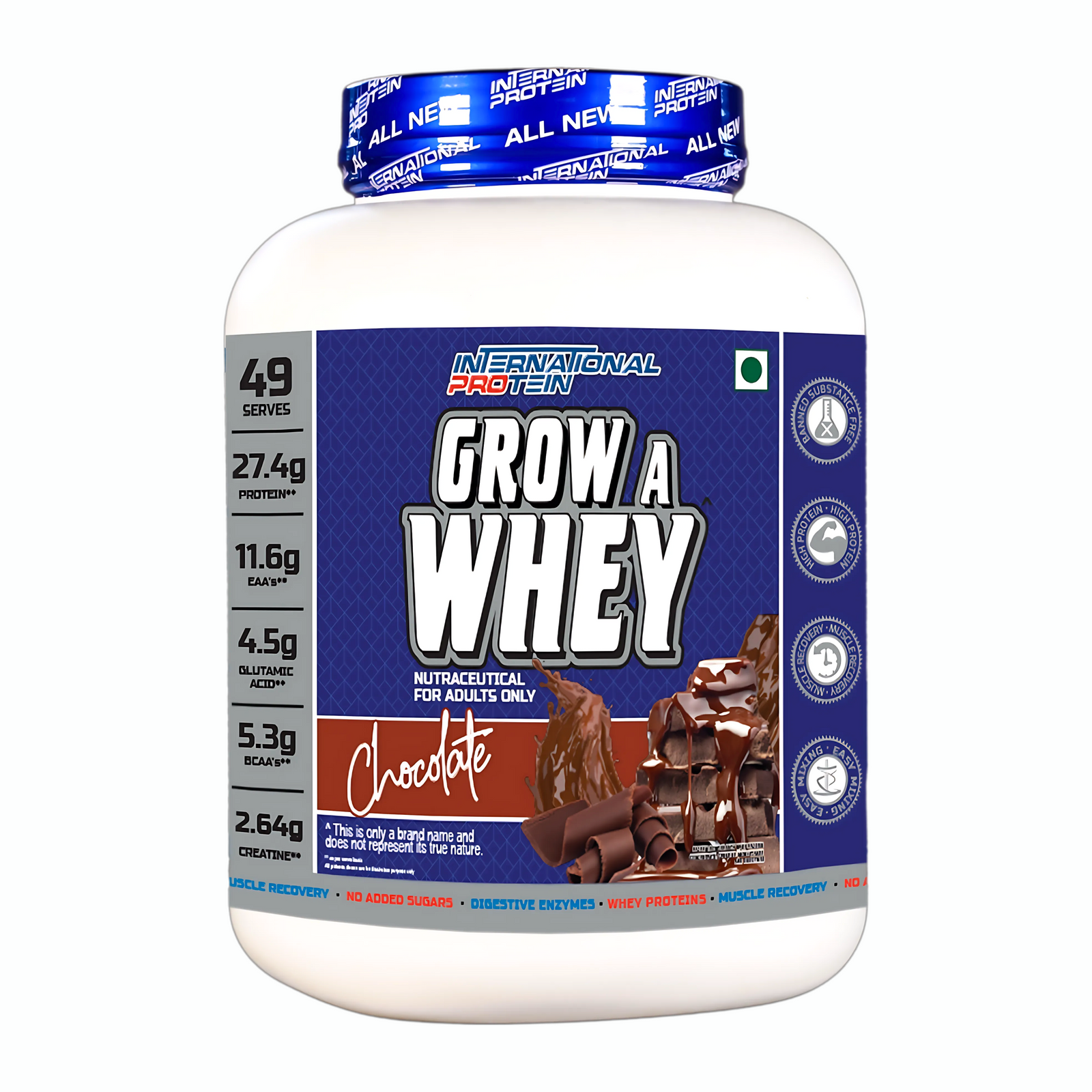 INTERNATIONAL PROTEIN GROW A WHEY 5LB