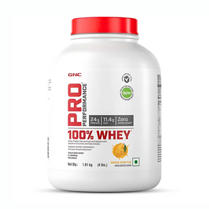 GNC Pro Performance 100% Whey Protein Powder| 4 lbs | 1.81 kg | 51 Serving