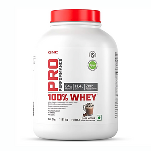 GNC Pro Performance 100% Whey Protein Powder| 4 lbs | 1.81 kg | 51 Serving