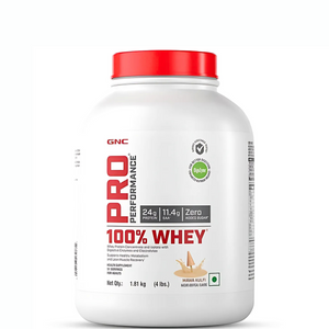 GNC Pro Performance 100% Whey Protein Powder| 4 lbs | 1.81 kg | 51 Serving