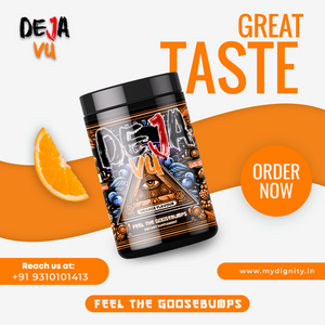 Deja Vu Pre Workout | 400g | 33 Servings | pre workout under 2000 | Explosive Energy & Focus |