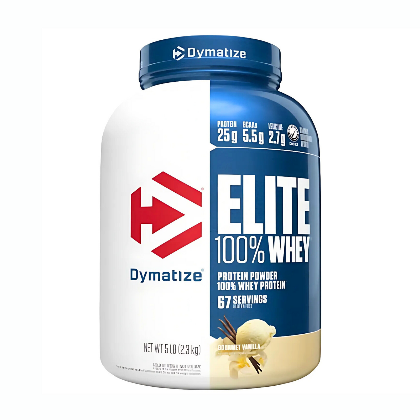 Dymatize Nutrition Elite 100% Whey Protein |Chocolate| 5 Lbs | 25g Protein