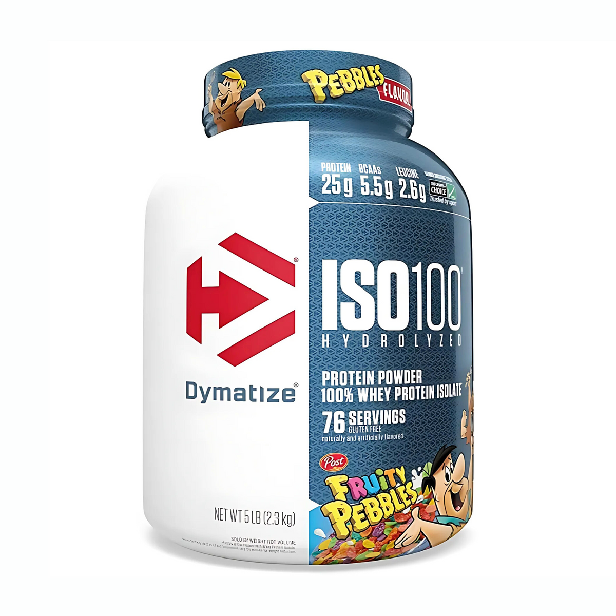Dymatize Nutrition ISO100 Hydrolyzed Whey Protein Isolate |Cookies & Cream| 5 Lbs