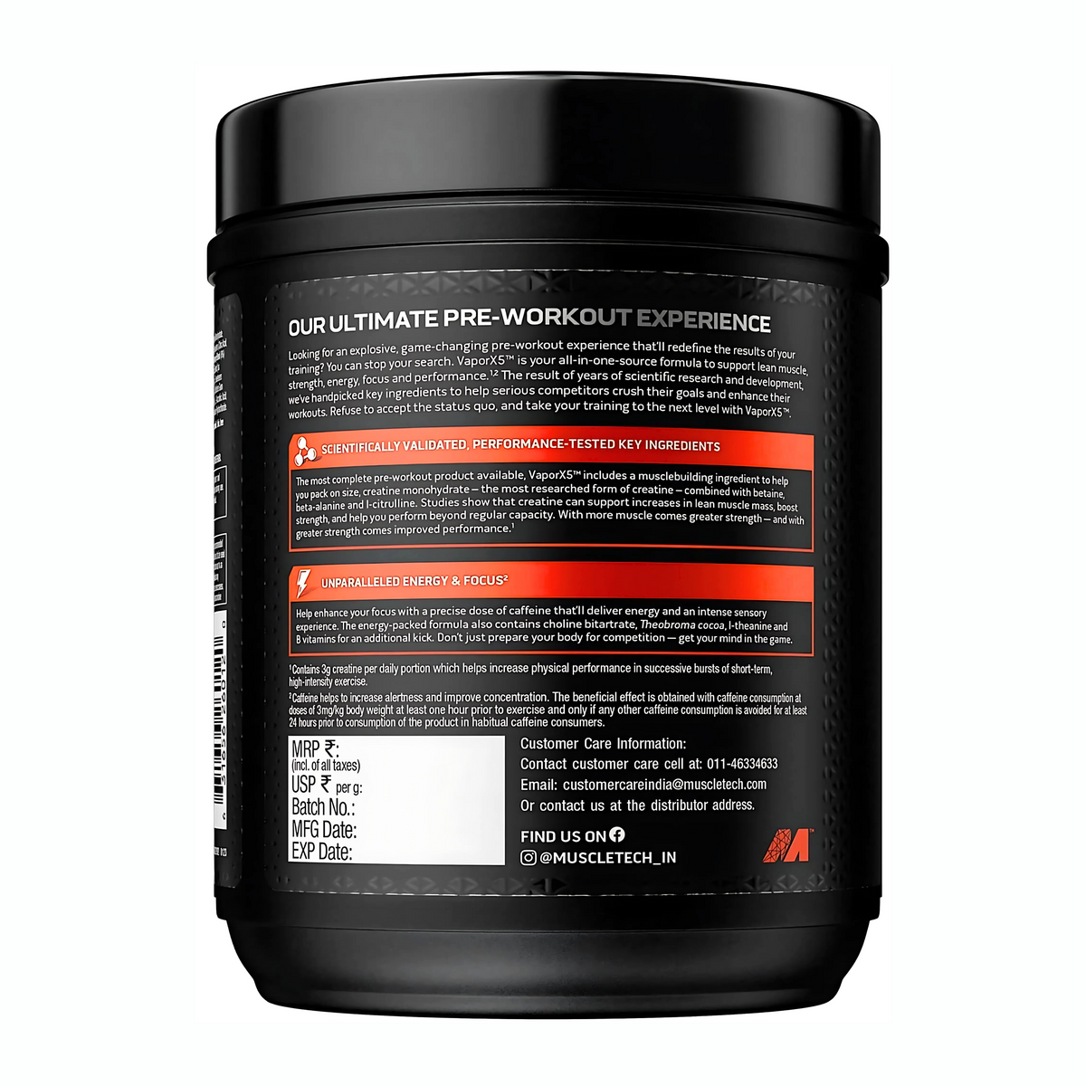 MUSCLETECH VAPOR X5 30 SER.