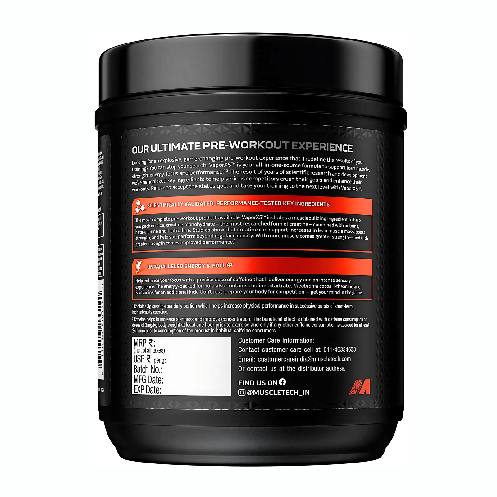 MUSCLETECH VAPOR X5 30 SER.