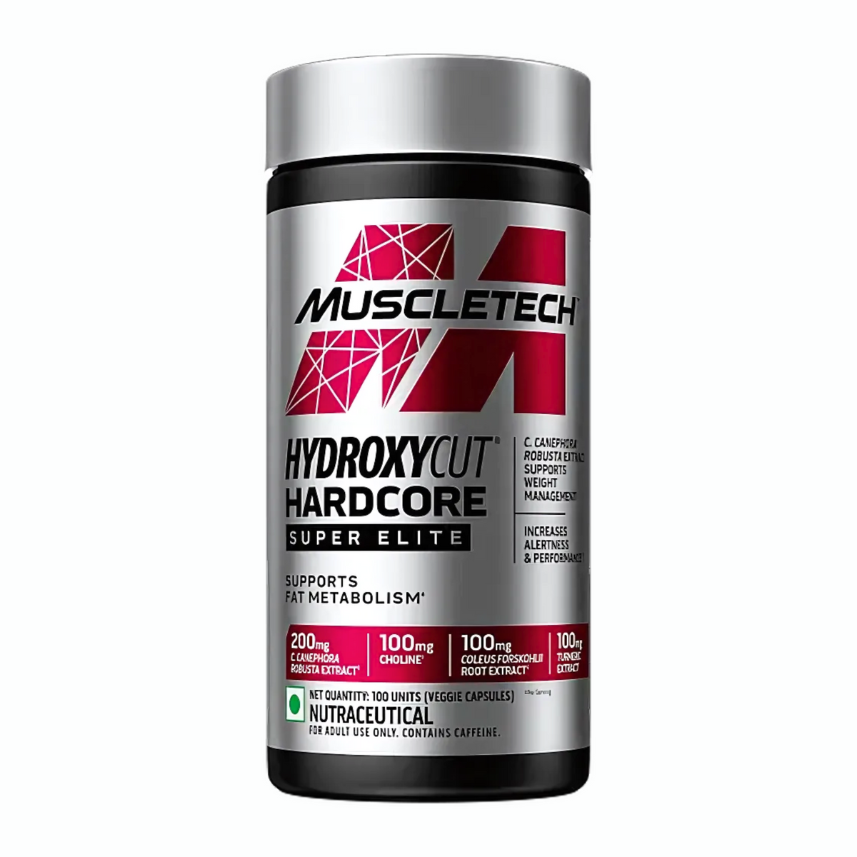MUSCLETECH HYDROXYCUT HARDCORE SUPER ELITE (100 CAPSULES)
