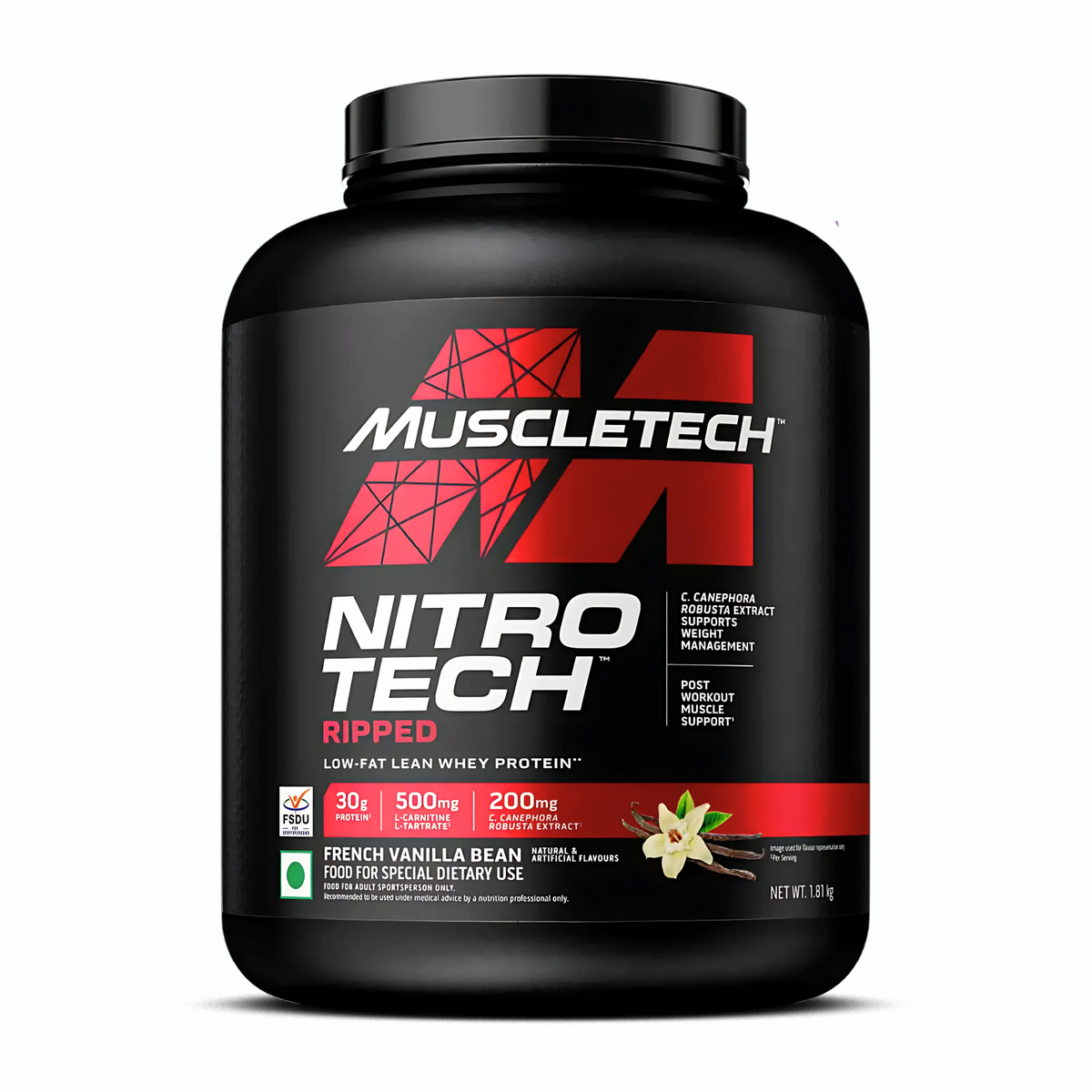 MUSCLETECH NITRO-TECH RIPPED 4 LBS (1.81KG)