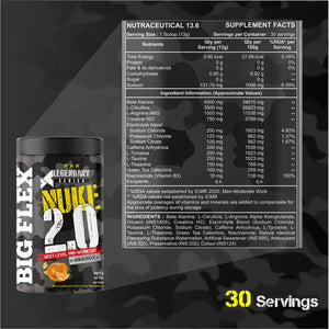 BIG FLEX PRE WORKOUT NUKE 2.0 (400G)