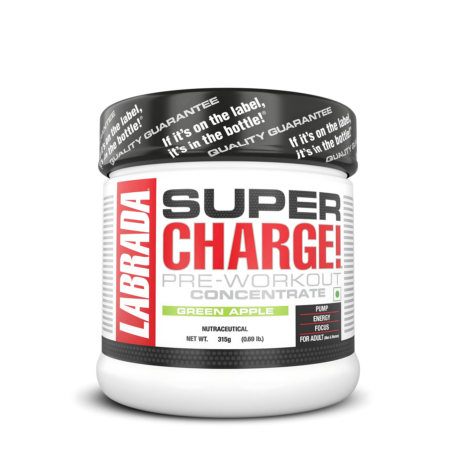LABRADA SUPER CHARGE PRE-WORKOUT CONCENTRATE