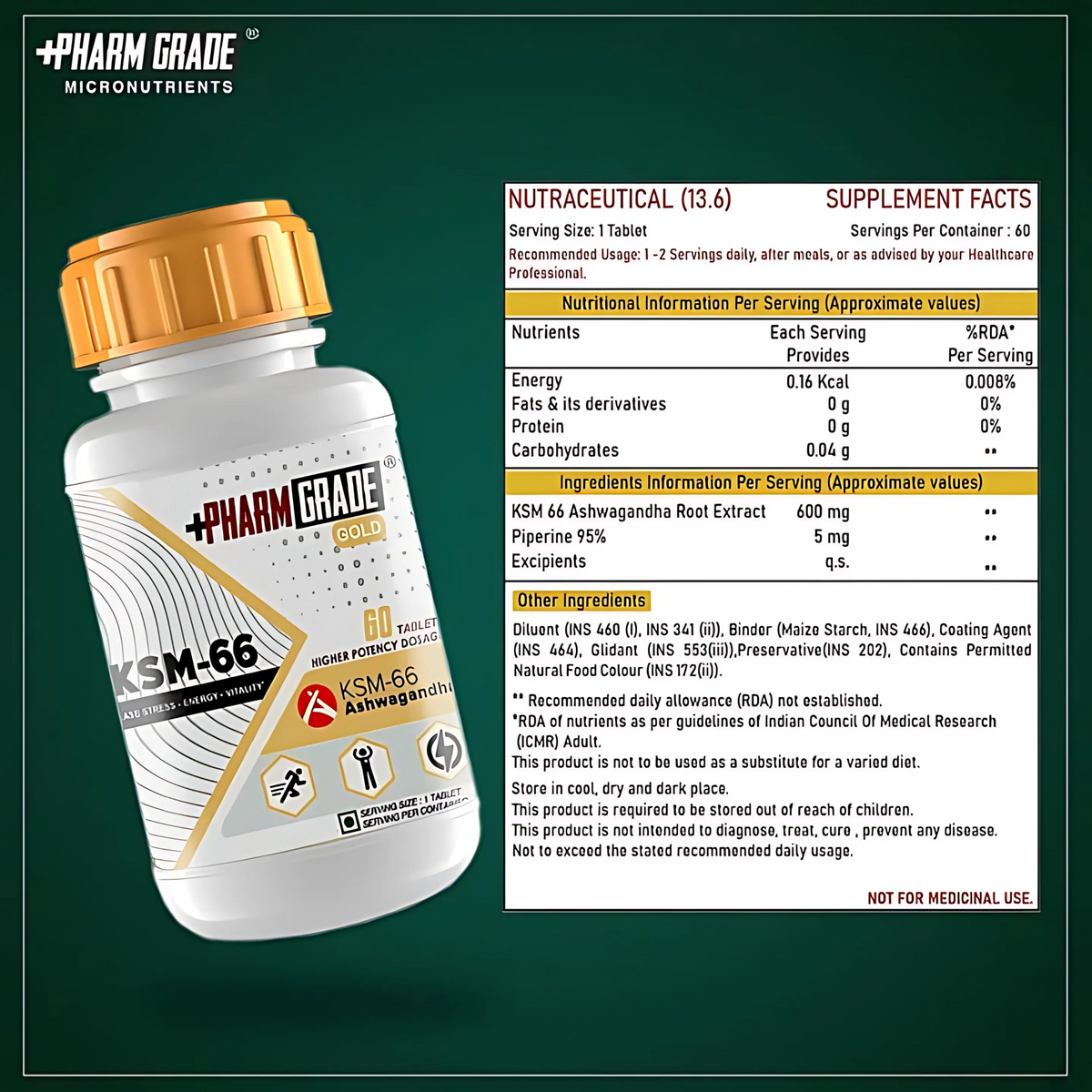 BIG FLEX PHARM GRADE KSM ASHWAGANDHA