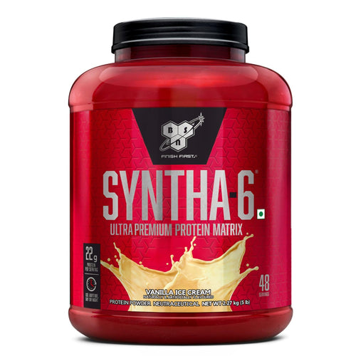 BSN Syntha 6 Protein Powder - 5 lbs, 2.27 kg (CHOC)