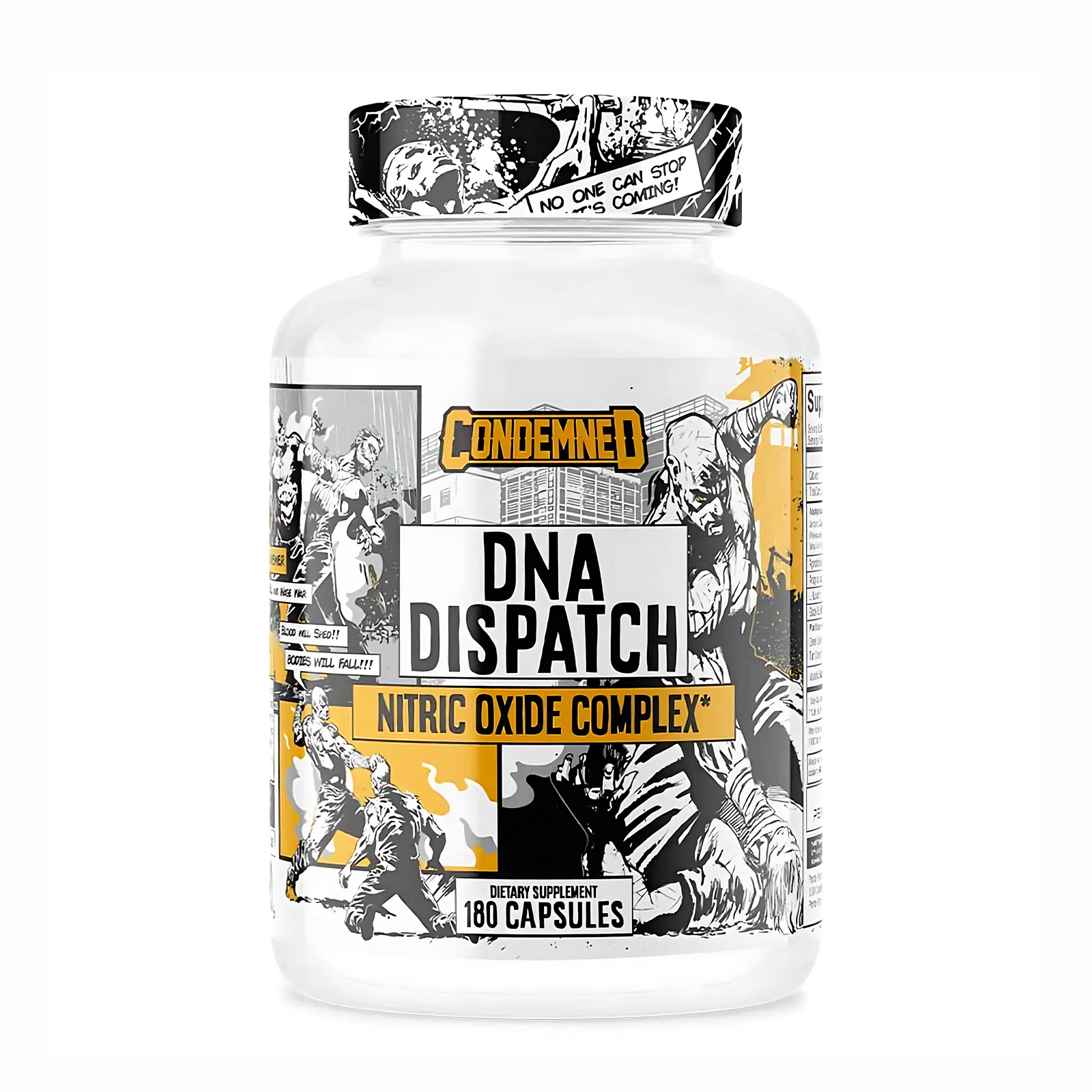 CONDEMNED LABZ DNA DISPATCH NITRIC OXIDE COMPLEX, 180 CAPSULES