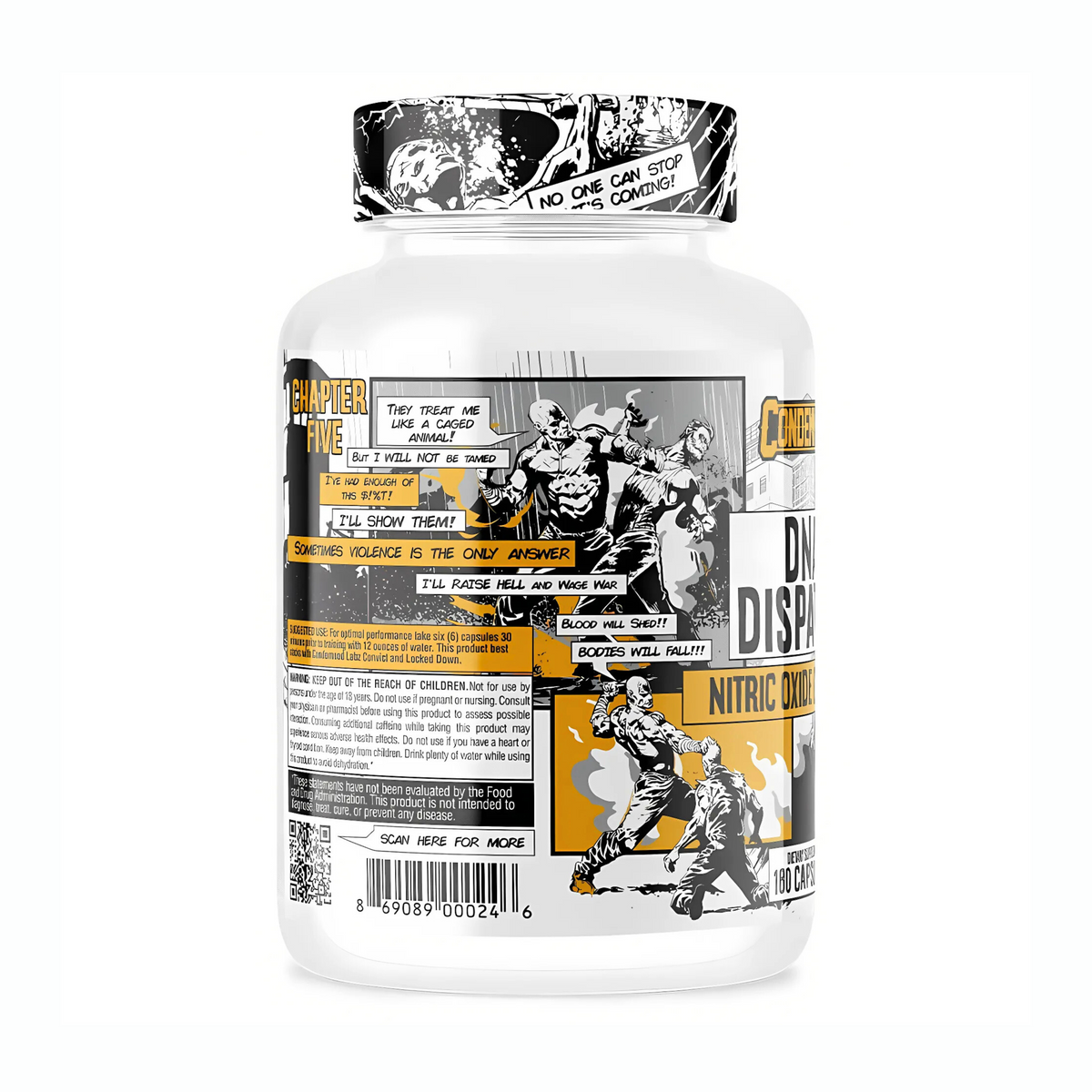 CONDEMNED LABZ DNA DISPATCH NITRIC OXIDE COMPLEX, 180 CAPSULES