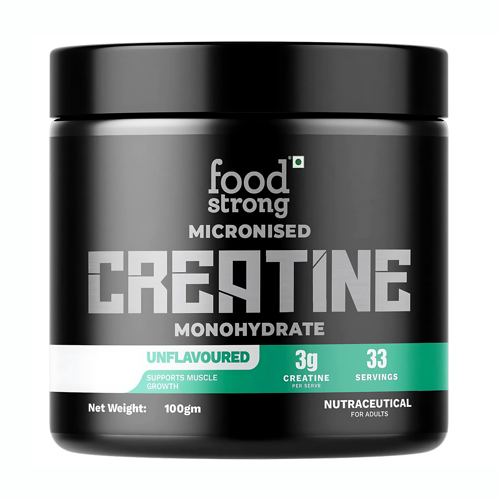 FOOD STRONG MICRONISED CREATINE MONOHYDRATE (100 GM)