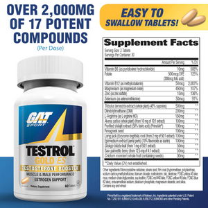 GAT TESTROL GOLD ES (60 CAPS)