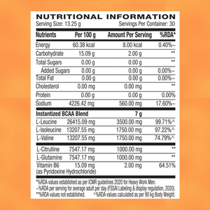 GNC ADVANCED BCAA POWDER (30 SERV.)