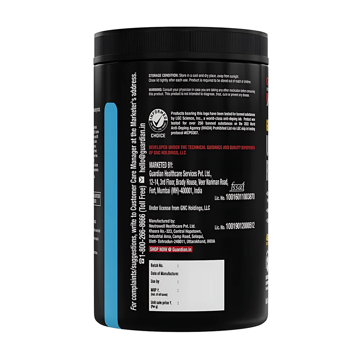 GNC AMP PRE WORKOUT