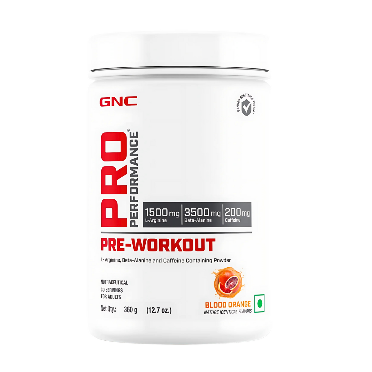 GNC PRO PERFORMANCE PRE-WORKOUT (30 SERV.)