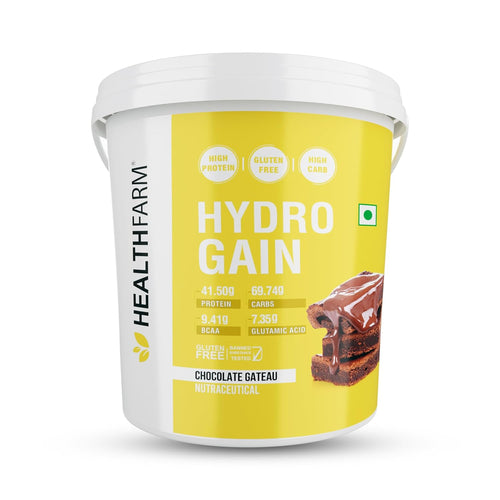 Healthfarm Hydro Gain Mass Gainer | 5kg| 11lbs | 50 serving