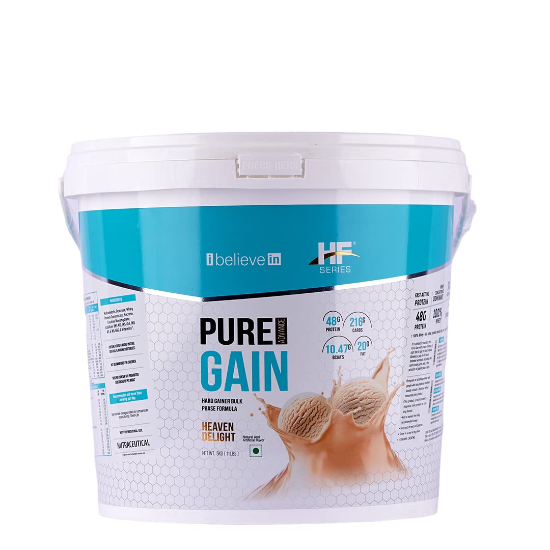 Healthfarm Pure Gain Weight For Muscle Mass Gain Powder