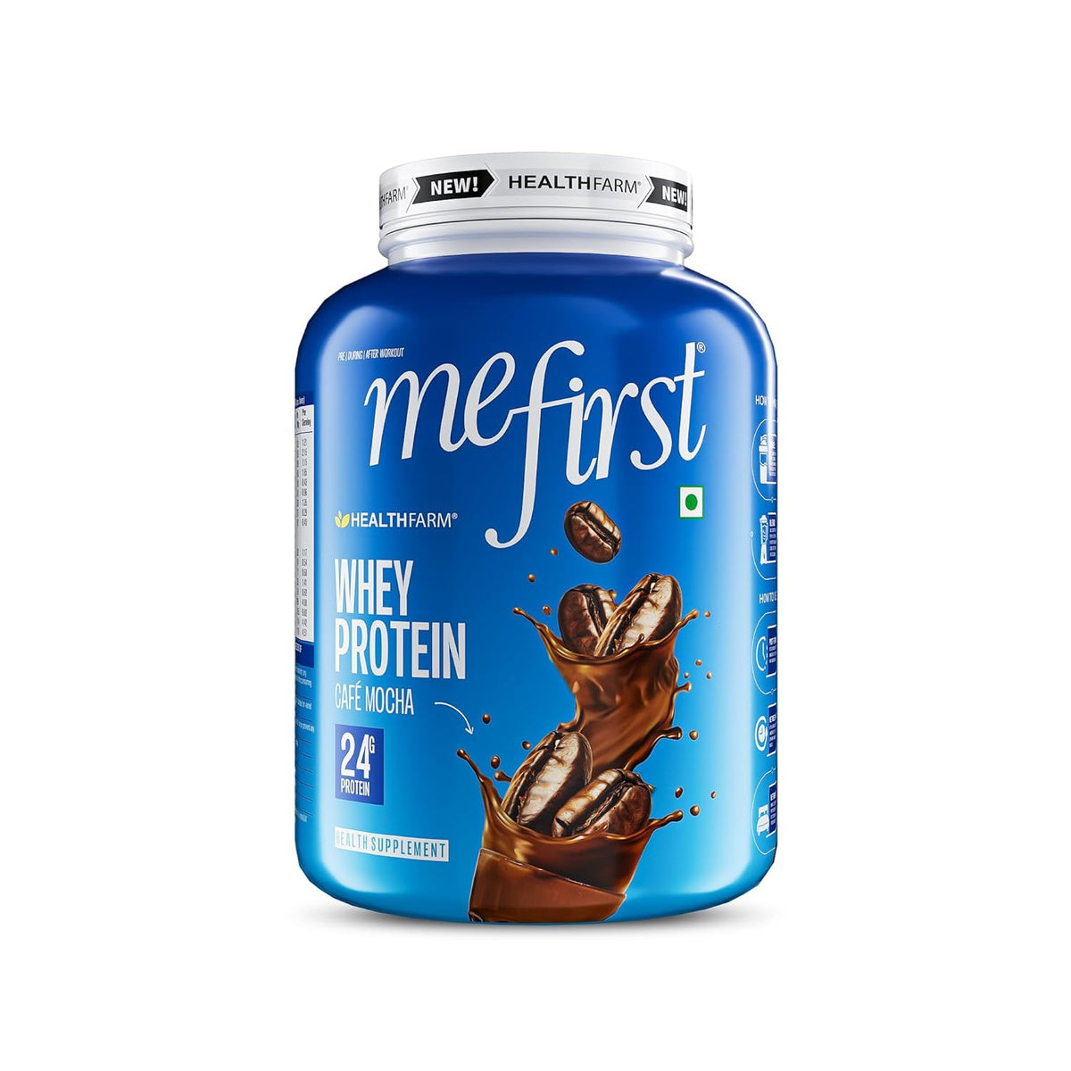 Healthfarm MeFirst Whey Protein Powder | 24g Protein | 50 ser| 2Kg