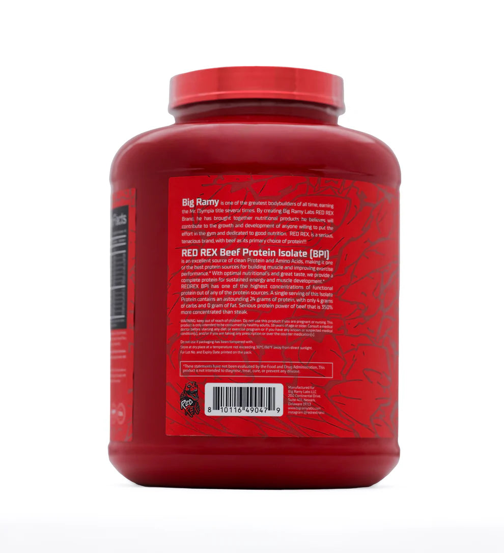 BIG RAMY LABS  RED REX 100% BEEF PROTEIN ISOLATE