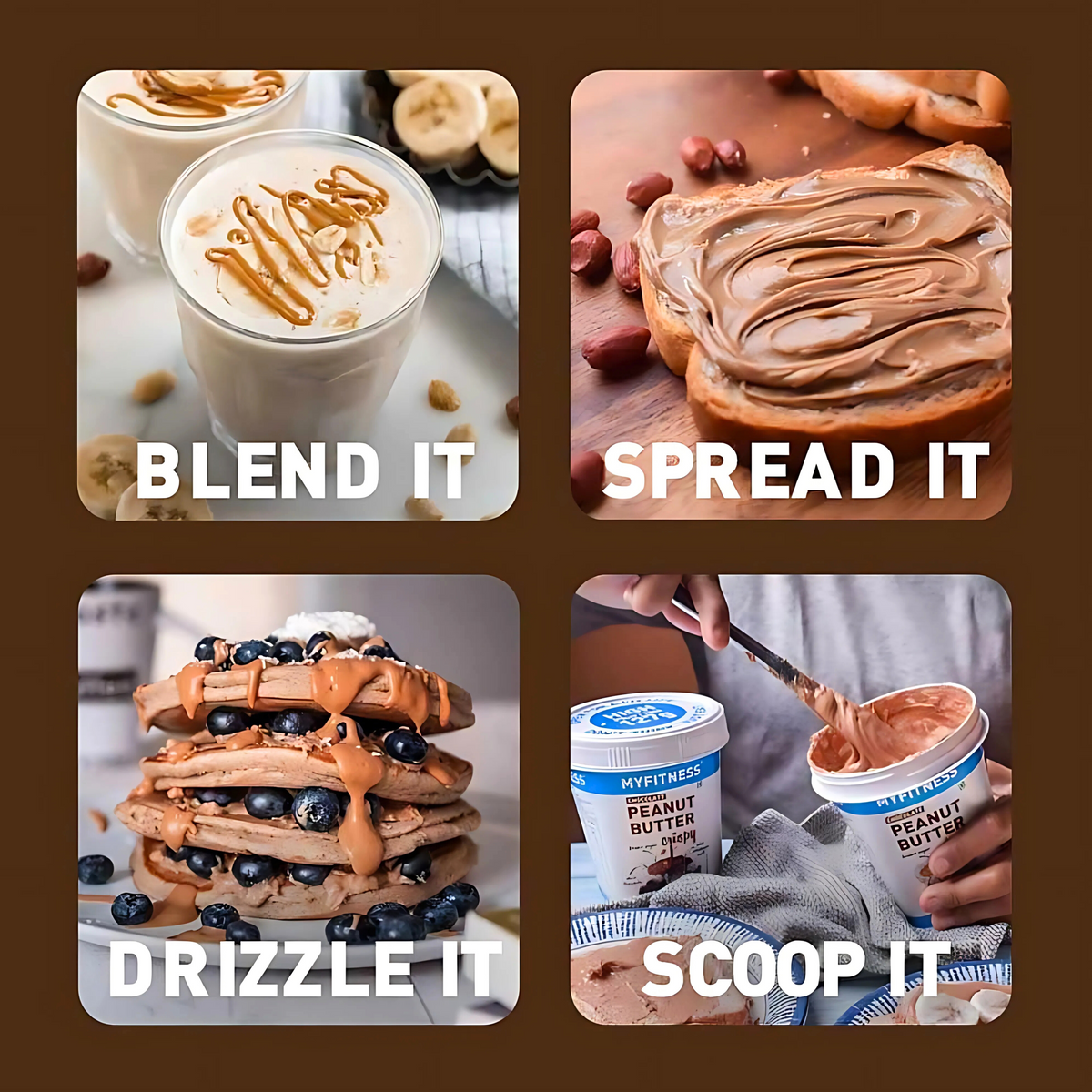 MYFITNESS CHOCOLATE PEANUT BUTTER CRUNCHY (1.25KG)