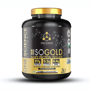 ONE SCIENCE 100% ISO GOLD WHEY PROTEIN ISOLATE, 2.27 KG (5 LB)
