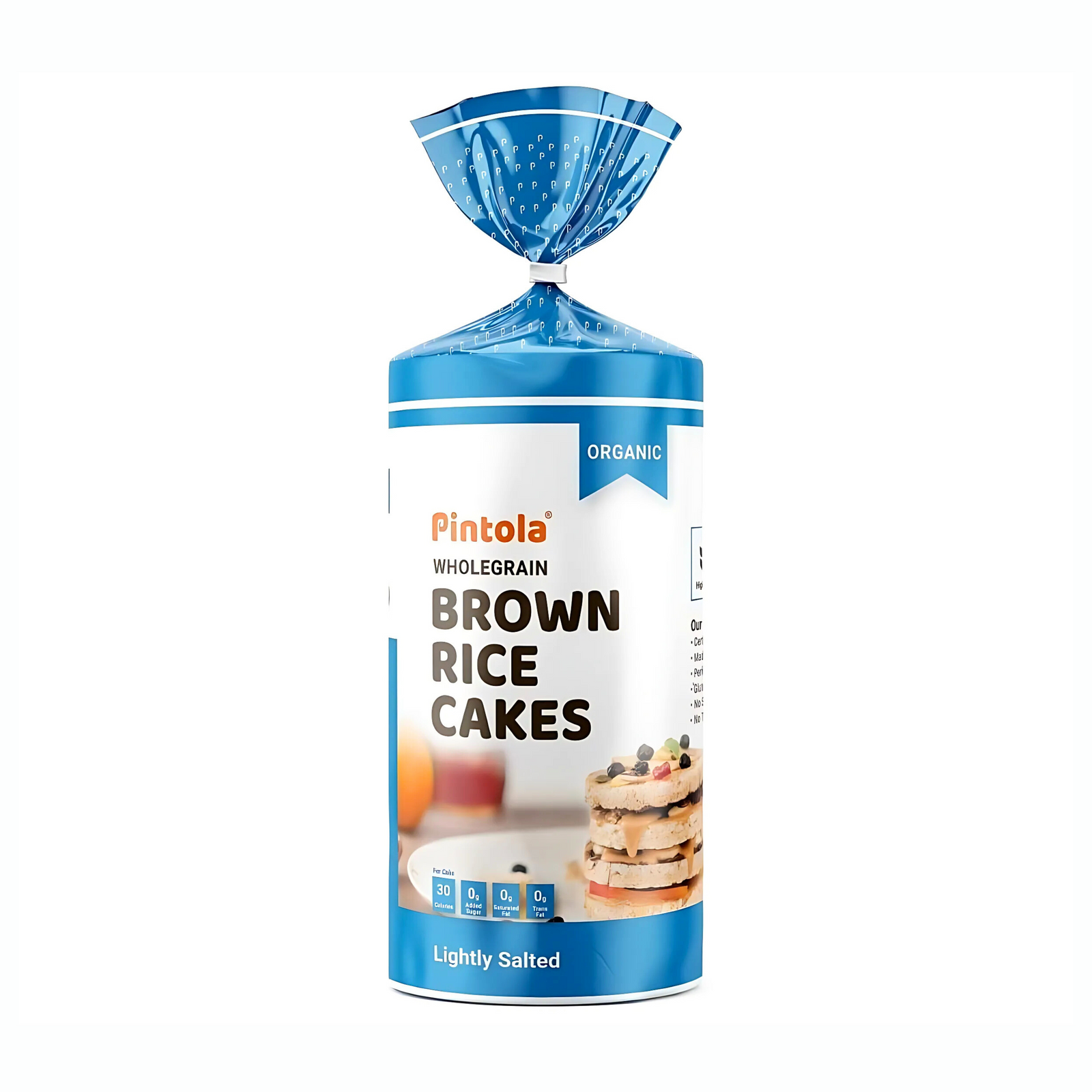 PINTOLA ORGANIC WHOLEGRAIN BROWN RICE CAKES