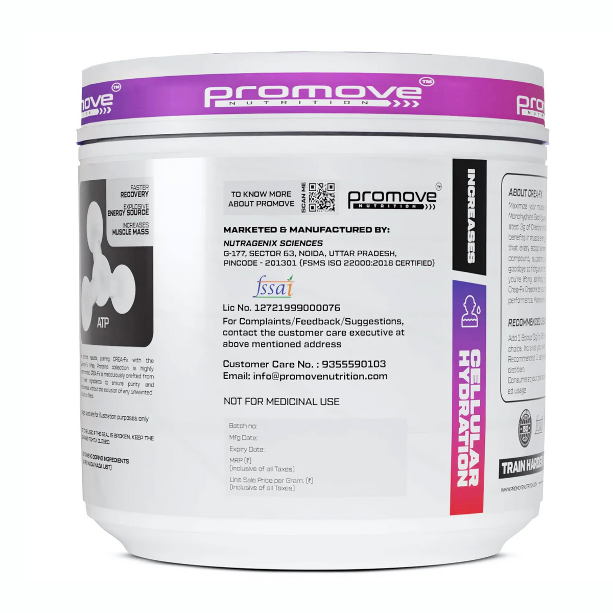 PROMOVE NUTRITION CREA-FX CREATINE (300GM)