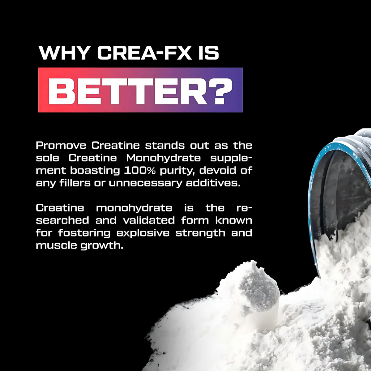 PROMOVE NUTRITION CREA-FX CREATINE (300GM)