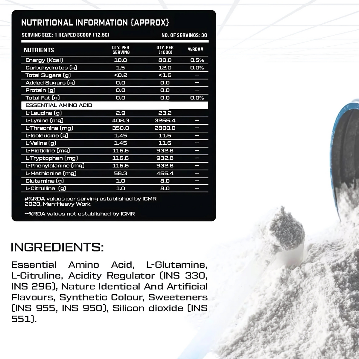 PROMOVE NUTRITION HYDRA-FX ESSENTIAL + BCAA AMINO ACID (375GM)