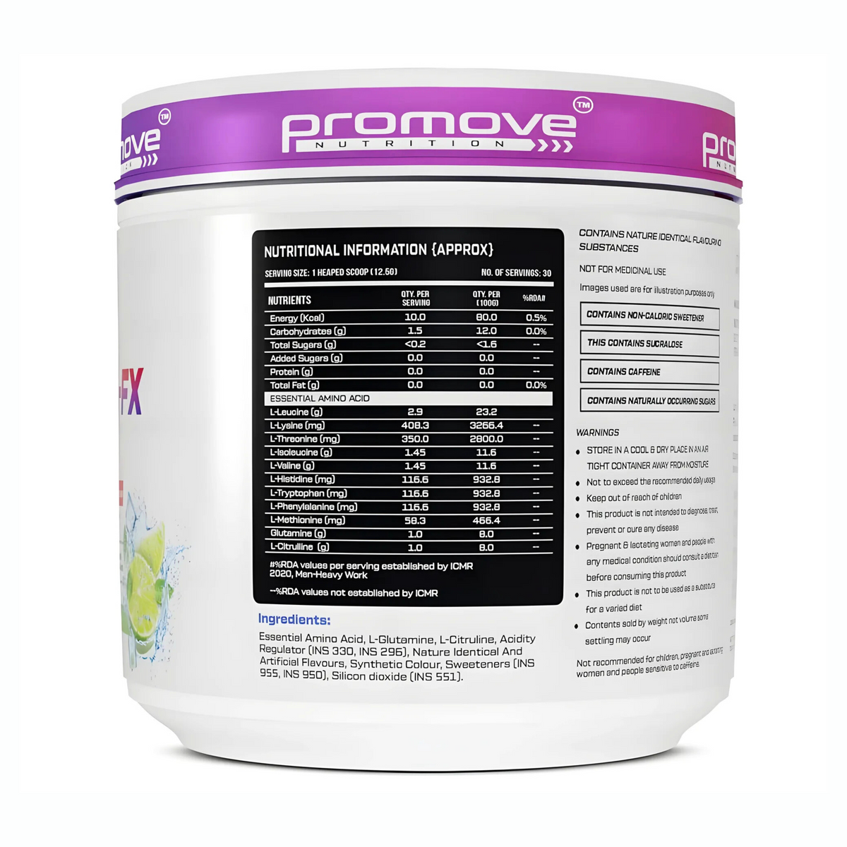 PROMOVE NUTRITION HYDRA-FX ESSENTIAL + BCAA AMINO ACID (375GM)