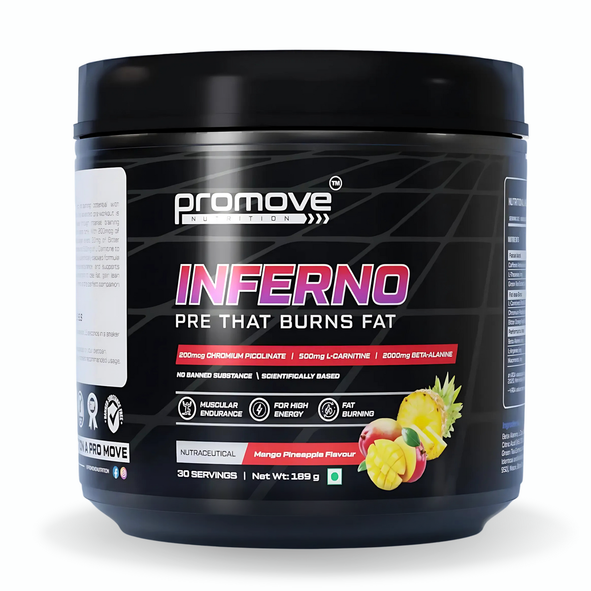 PROMOVE NUTRITION INFERNO PRE WORKOUT (189GM)