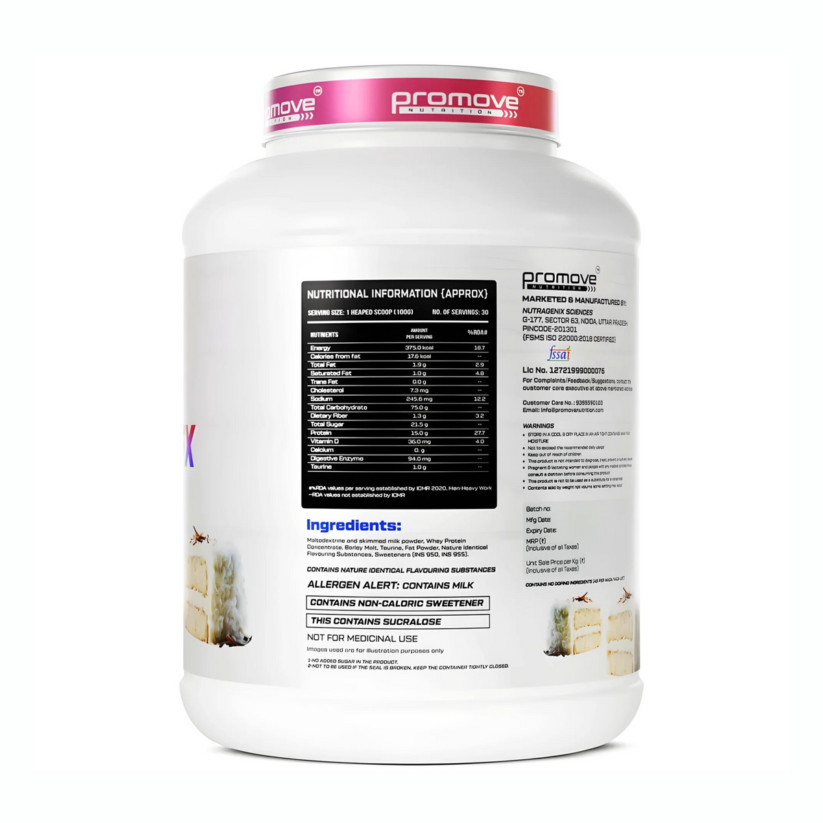 PROMOVE NUTRITION MASS-FX MASS GAINER