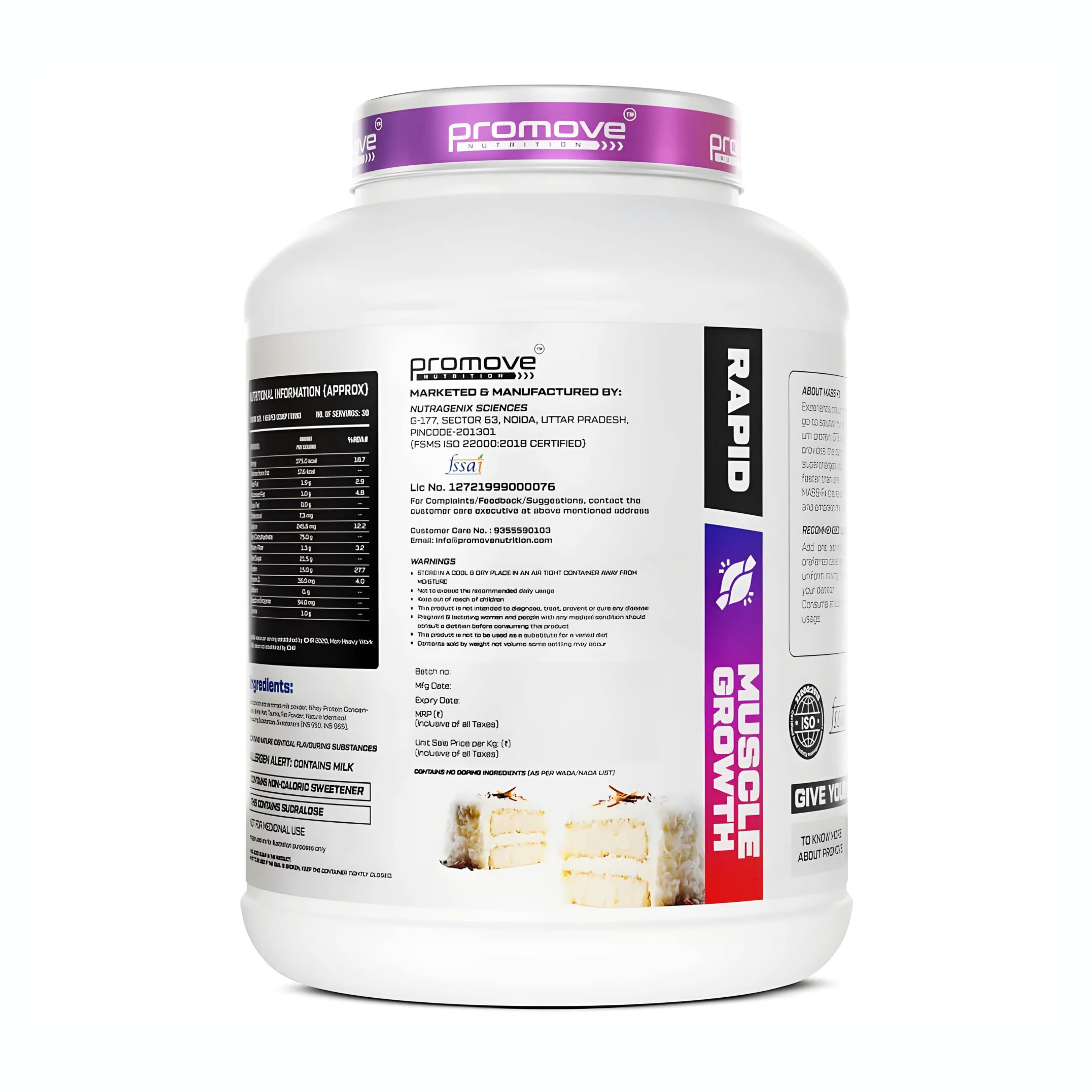 Gainer Move PROMOVE NUTRITION MASS-FX MASS GAINER - Big Buddy Nutrition Hub