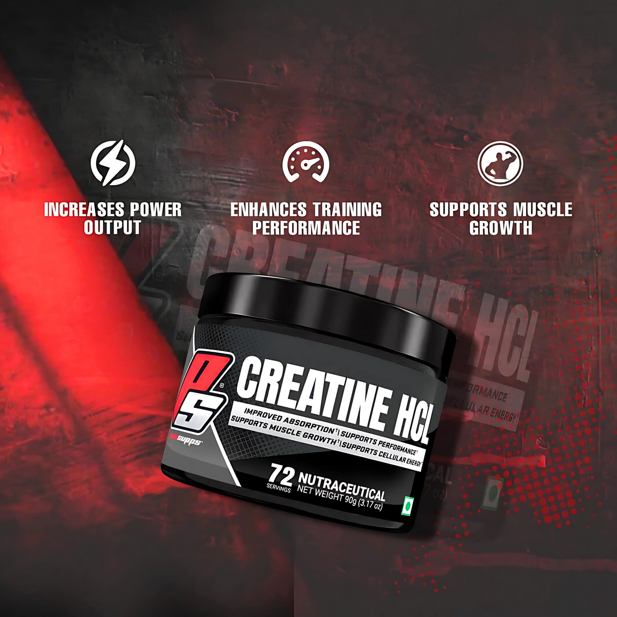PRO SUPPS CREATINE HCL (72 SERV)