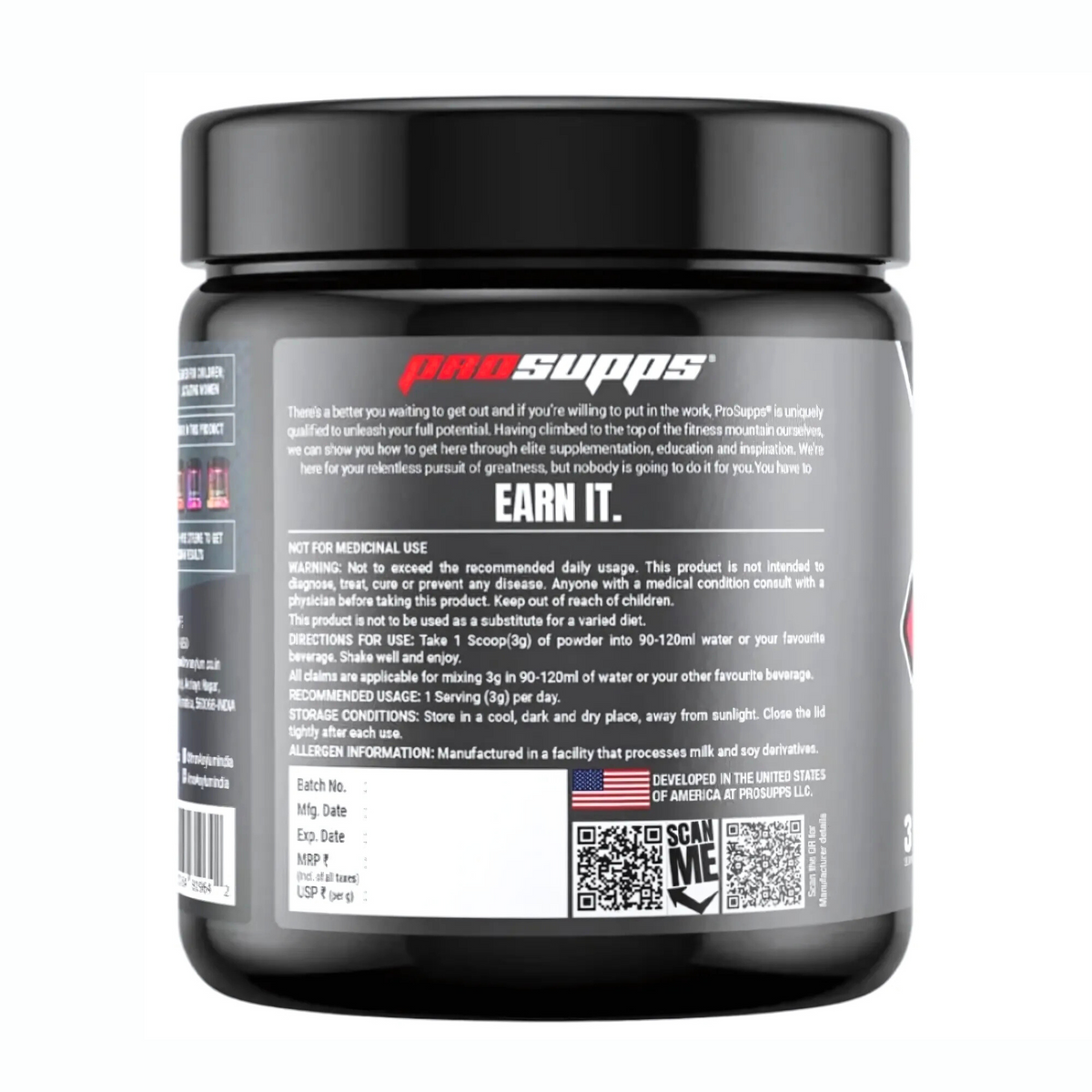 PROSUPPS CREATINE MONOHYDRATE - 100 GM (0.22 LB)