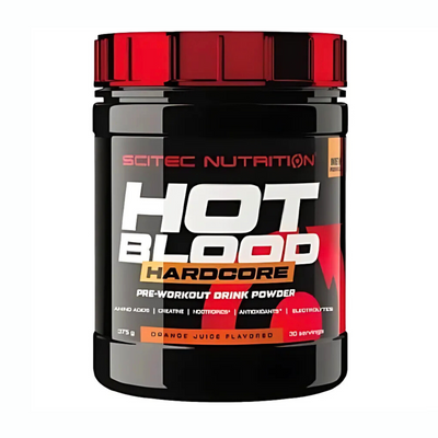 SCITEC NUTRITION HOT BLOOD HARDCORE PRE-WORKOUT 375G (30SERV.)