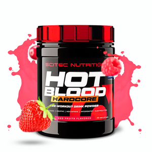 SCITEC NUTRITION HOT BLOOD HARDCORE PRE-WORKOUT 375G (30SERV.)