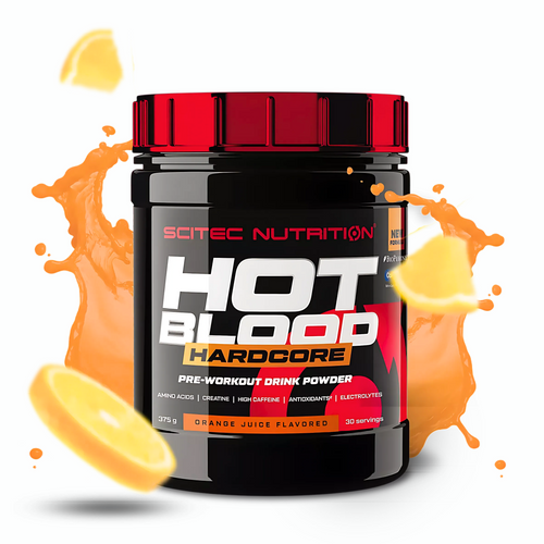 SCITEC NUTRITION HOT BLOOD HARDCORE PRE-WORKOUT 375G (30SERV.)