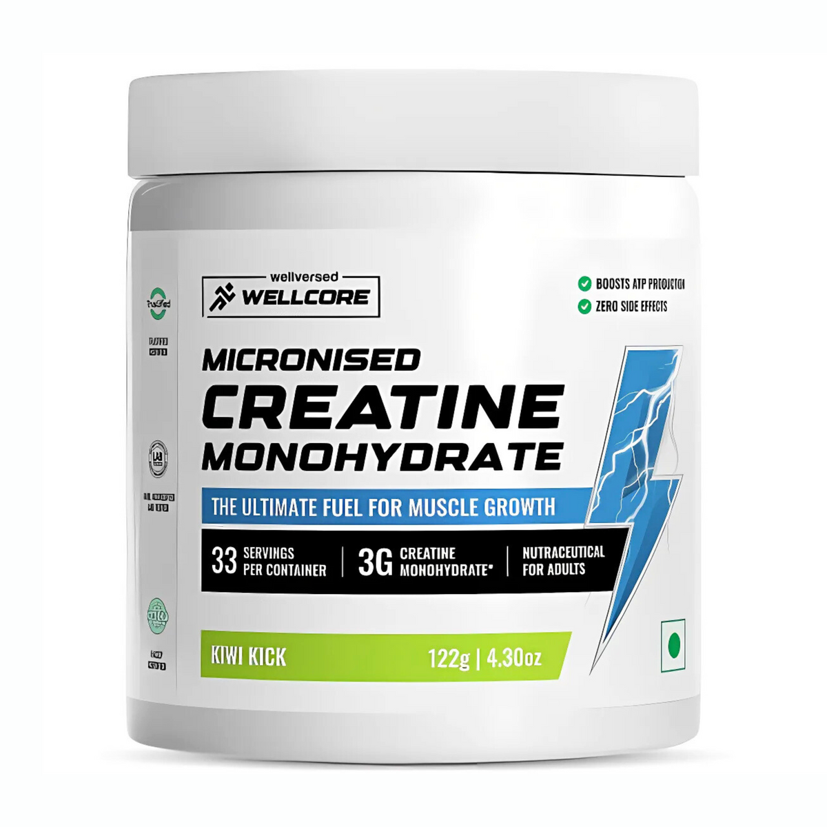WELLCORE PURE MICRONISED CREATINE MONOHYDRATE POWDER