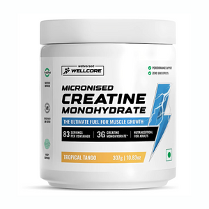 WELLCORE PURE MICRONISED CREATINE MONOHYDRATE POWDER