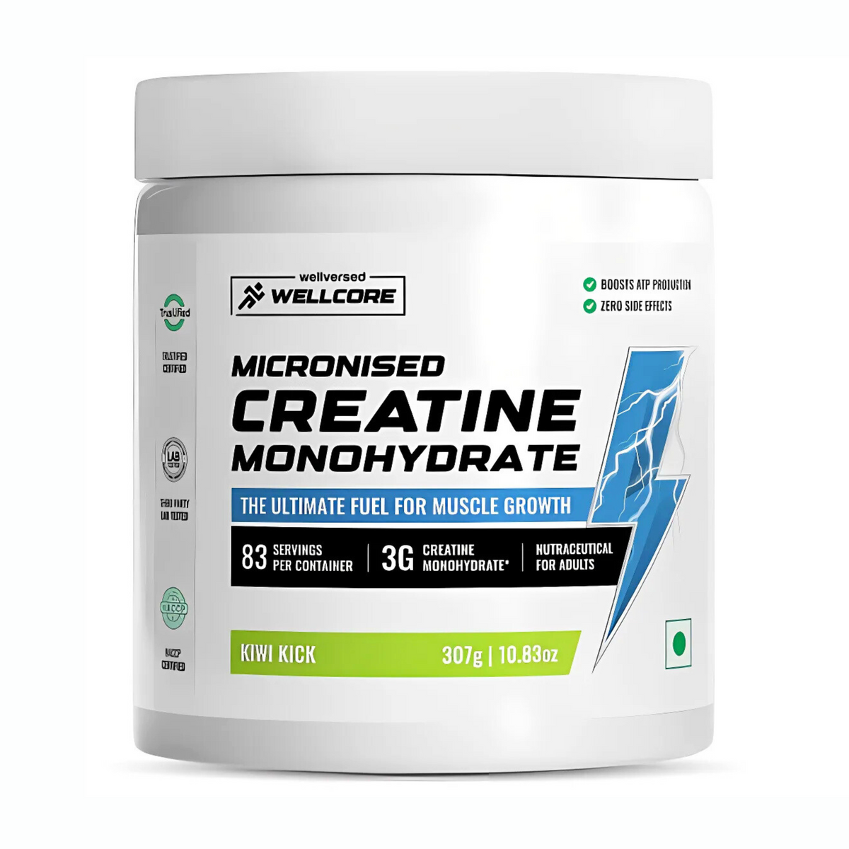 WELLCORE PURE MICRONISED CREATINE MONOHYDRATE POWDER