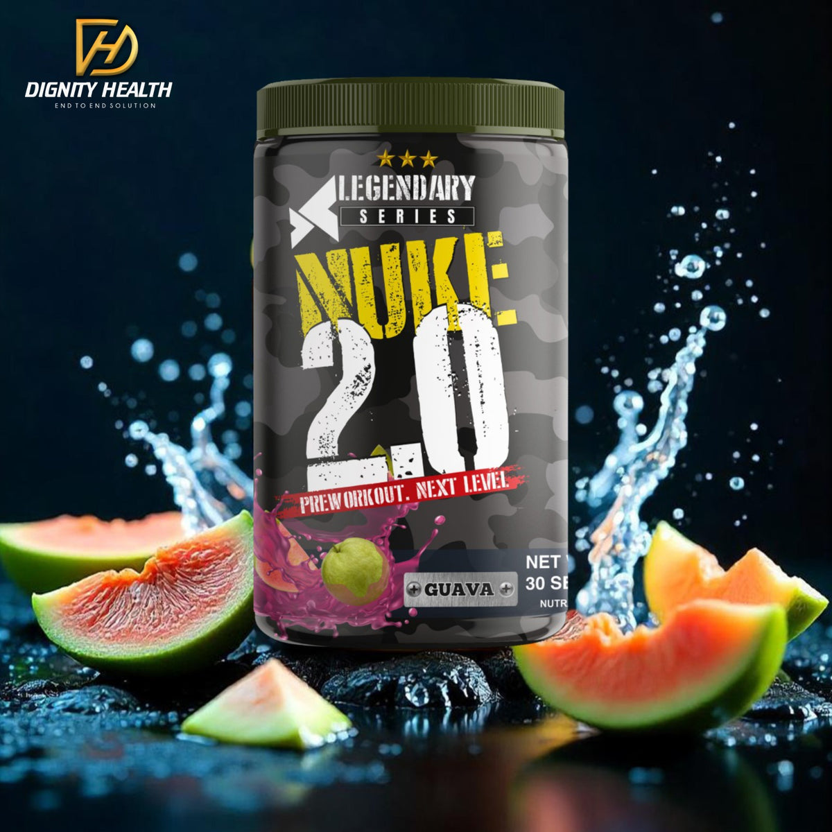 BIG FLEX PRE WORKOUT NUKE 2.0 (400G)