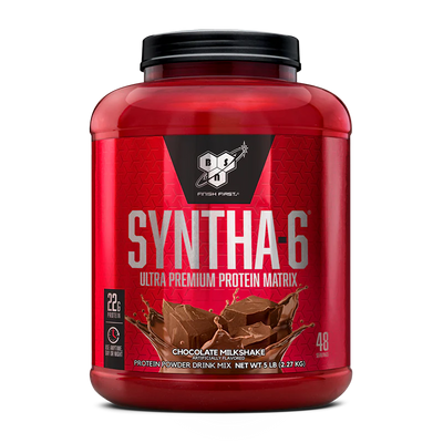 BSN Syntha 6 Protein Powder - 5 lbs, 2.27 kg, Ultra Premium Protein Matrix (Whey Protein, Micellar Casein), for Muscle Recovery.